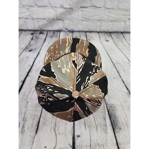 NOS Vtg K-BRAND Product FABICK MACHINERY Cat Caterpillar Snapback PATCH Camo Hat - Picture 6 of 8